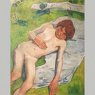 1889 Gauguin Bretonischer Junge