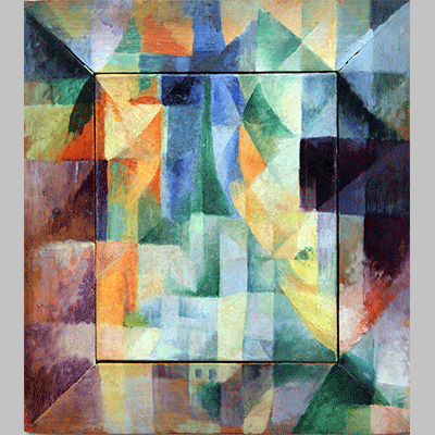 Delaunay Simultanfenster auf die Stadt 1912