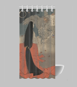 36" Shower Curtain - Asian Art