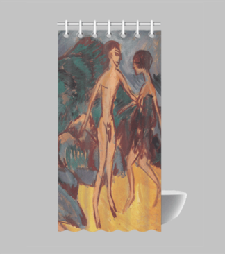36" Shower Curtain - Nudes