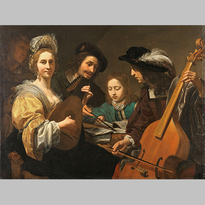 Gerard van Kuijl - A Musical Company 1651