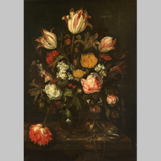Abraham van Beijeren Still Life with Flowers c1670