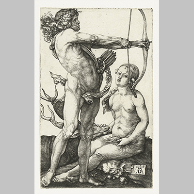 Albrecht Durer Apollo and Diana 1506