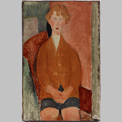Amedeo Modigliani Boy in Short Pants 1918