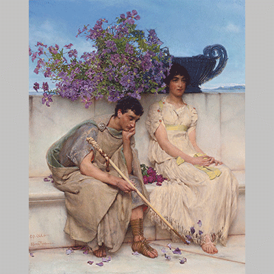 Lawrence Alma Tadema - An Eloquent Silence
