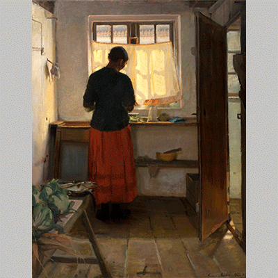 Ancher The maid in the kitchen