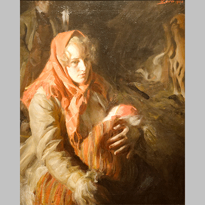 Anders Zorn Mother and her child 1900