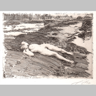 Anders Zorn On the Sand