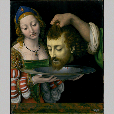 Andrea Solario Salome with the Head of St John the Baptist