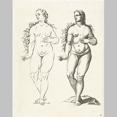 Anonymous Study Two Nude Women