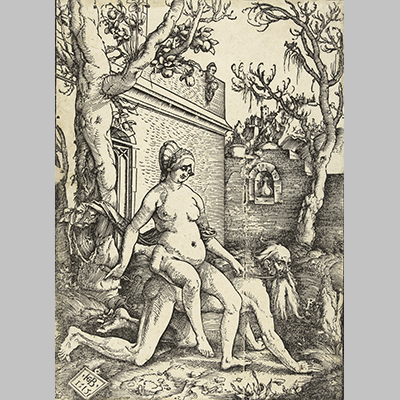 Hans Baldung Grien - Aristoteles en Phyllis Campaspe 1515