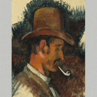 Cezanne Man with Pipe