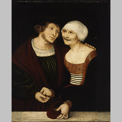 Cranach d. Ä. Amorous Old Woman and Young Man