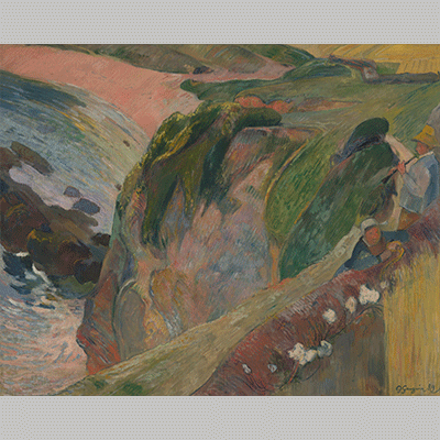 Gauguin The Flageolet Player on the Cliff 1
