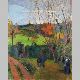 Gauguin Le saule 1889p