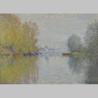 Monet Automne sur la Seine Argenteuil 1873