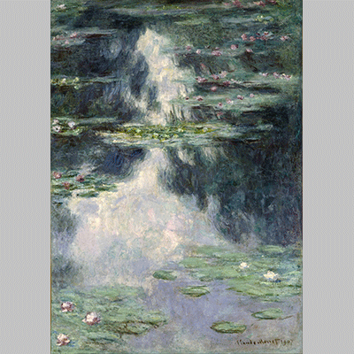 Monet Pond with Water Lilies