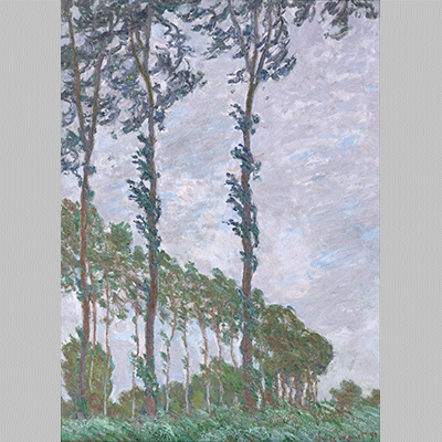 Monet Wind Effect Series of The Poplars