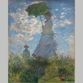 Monet Woman with a Parasol Madame and Her Son