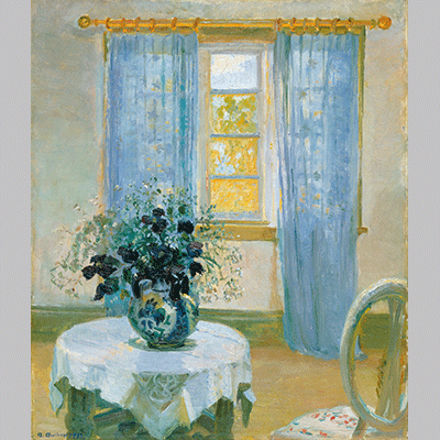 Ancher Interior with clematis 1
