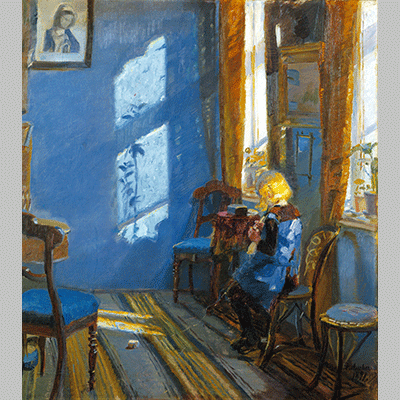 Ancher Sunlight in the blue room 1