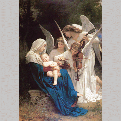 Adolphe Bouguereau - Song of the Angels (1881)