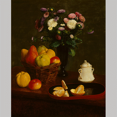 Fantin Latour Flowers and fruit 2