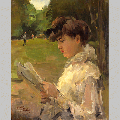 Isaac Israëls Girl reading