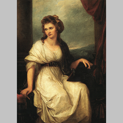 Kauffmann Self Portrait as the Muse of Painting