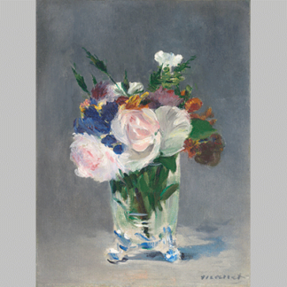 Manet Flowers in a Crystal Vase 1882