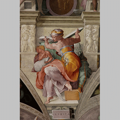 Michelangelo LibyanSibyl Sistine Chapel ceiling