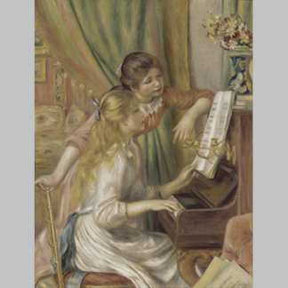 Renoir Young Girls at the Piano