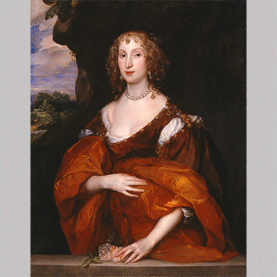 Van Dyck Portrait of Mary Hill Lady Killigrew