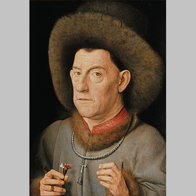 Van Eyck successors Man with pinks