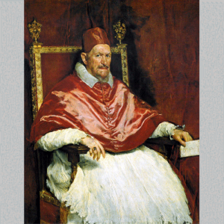 Velázquez Diego Retrato del Papa Inocencio X. Roma