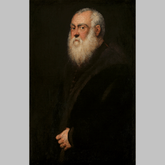 Tintoretto Man with a White Beard 1570