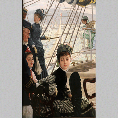 James Tissot - The Ball on Shipboard 1 (1874)