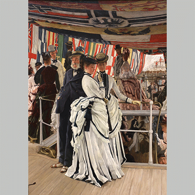 James Tissot - The Ball on Shipboard 2 (1874)