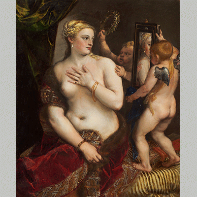 Titian Venus with a Mirror 1555