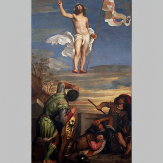 Titian Resurrezione di Cristo 1544