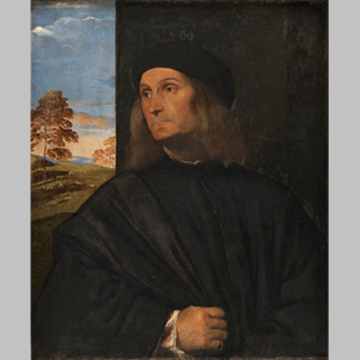 Tizian Portrait of the Venetian Painter Giovanni Bellini 1512