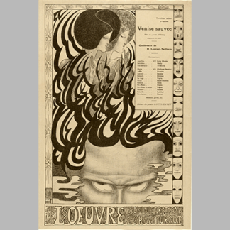 Jan Toorop Poster for the Play Vénise sauvée van Thomas Otway 1895