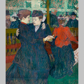 Henri de Toulouse Lautrec 1892 Deux femmes dansant au Moulin Rouge