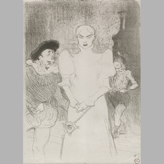 Toulouse Lautrec A l’Opera Madame Caron dans Faust 1893