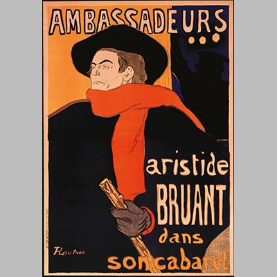 Toulouse Lautrec Ambassadeurs Aristide Bruant
