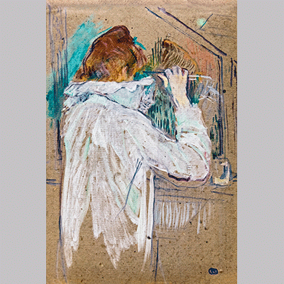 Toulouse Lautrec Augustins Femme se frisant