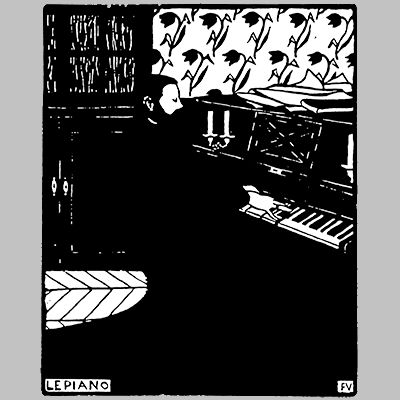 Vallotton Le piano 1896