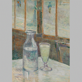 Van Gogh Still Life with Glass of Absinthe and a Carafe