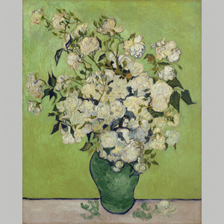 Van Gogh Vase of Roses