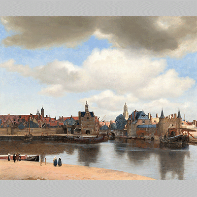 Johannes Vermeer View of Delft 1661